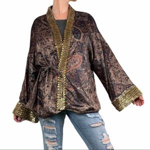 NWOT Free People Layla Kimono Jacket